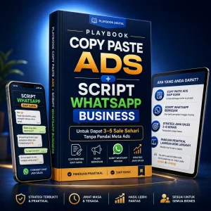 Playbook Copy Paste Ads dan Script WhatsApp Business untuk peniaga kecil